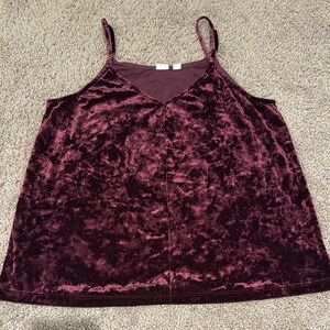 GAP Burgundy Camisole Top with Elegant Design